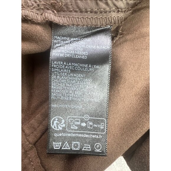 Free People We The Free Women's Straight On Suede Shorts Chestnut XS - Picture 10 of 13